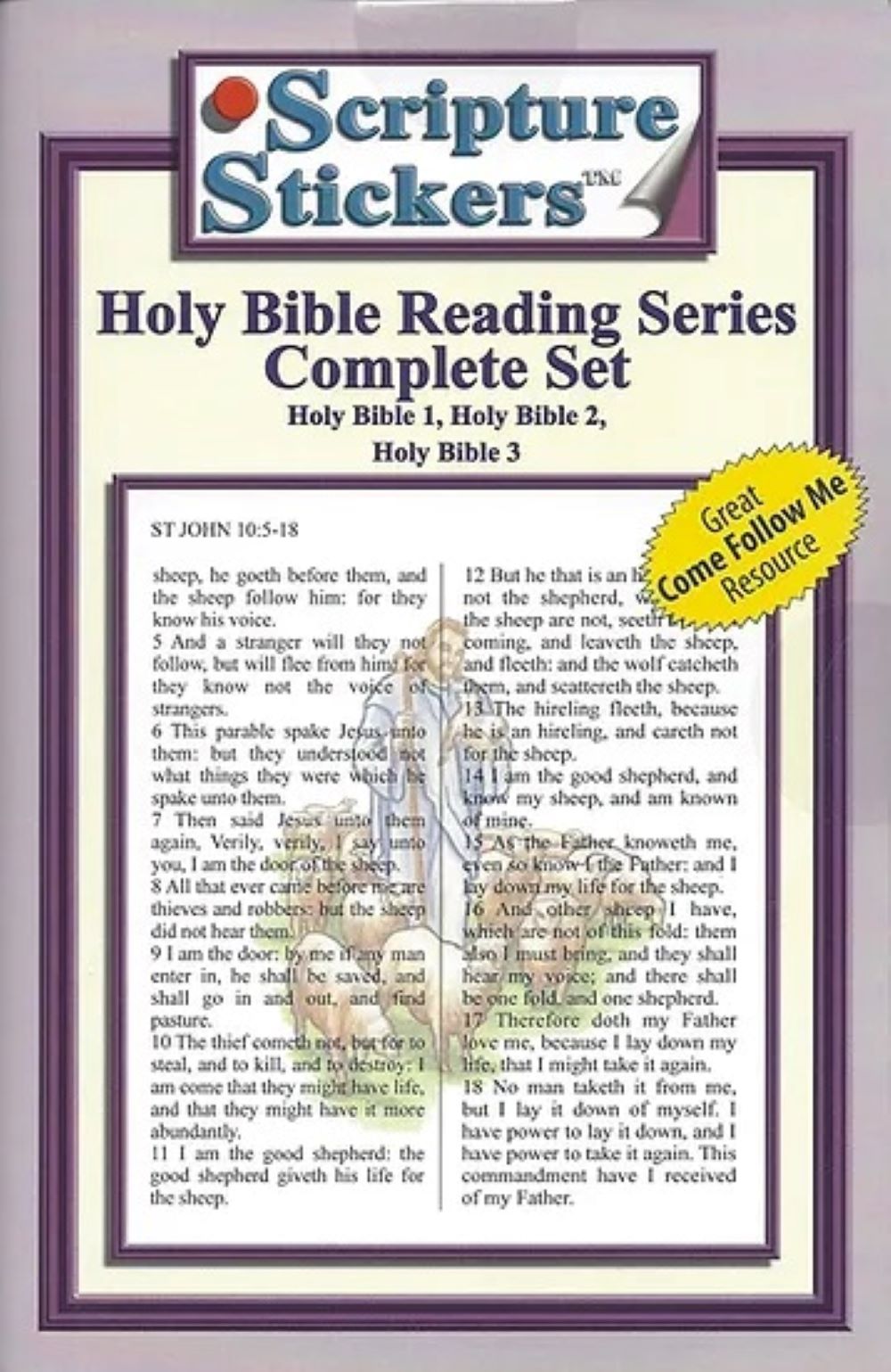 Children's New Testament Scripture Stickers in LDS Scripture Stickers on
