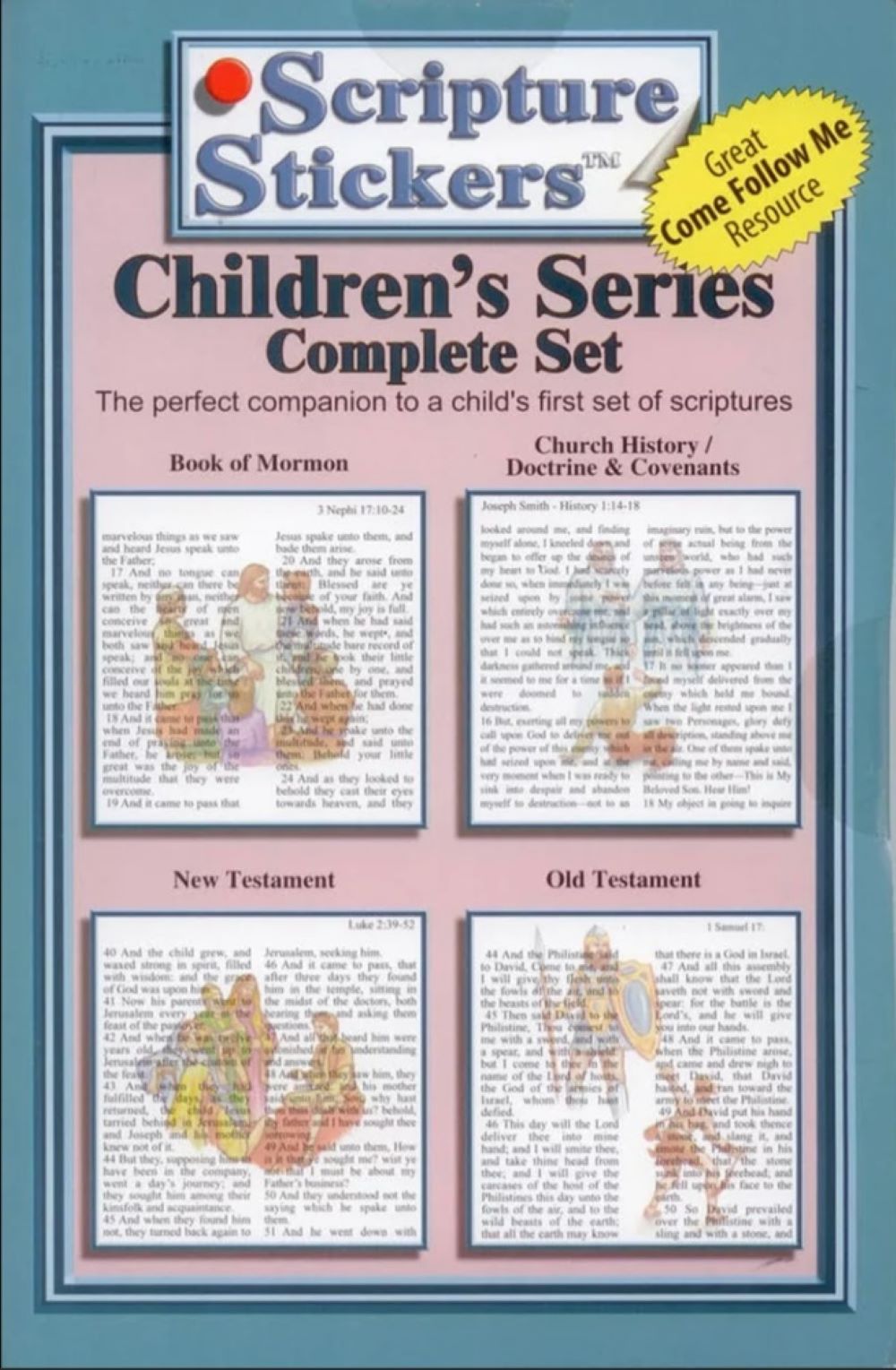 Scripture Stickers Children's Complete Set