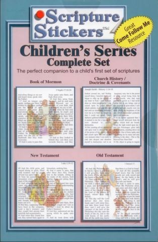 Children's New Testament Scripture Stickers in LDS Scripture
