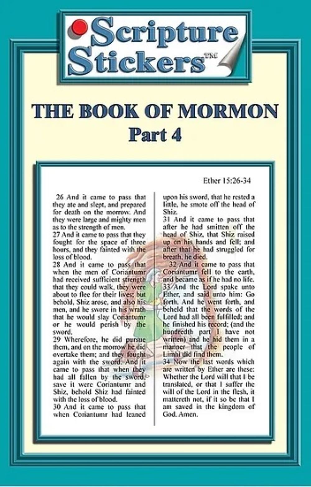 Scripture Sticker Book of Mormon Part 4